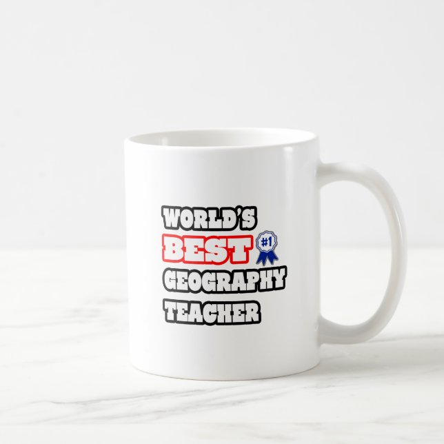 Weltbeste Geographielehrerin Kaffeetasse (Rechts)
