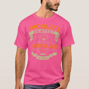 Weltbeste Gitarrenspielerin - Funny Vintag Label T-Shirt