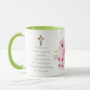 Weltbeste GODMOTHER-TASSE POEM, Personalisiert Tasse