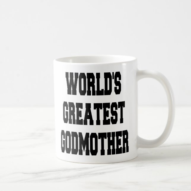 Weltbeste Godmutter Kaffeetasse (Rechts)