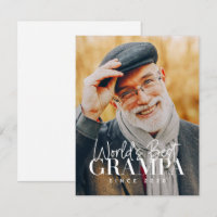 Weltbeste Grampa seit 20XX Modernes Chic Foto