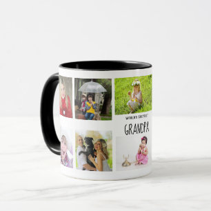 Weltbeste Großkinder FotoCollage Tasse