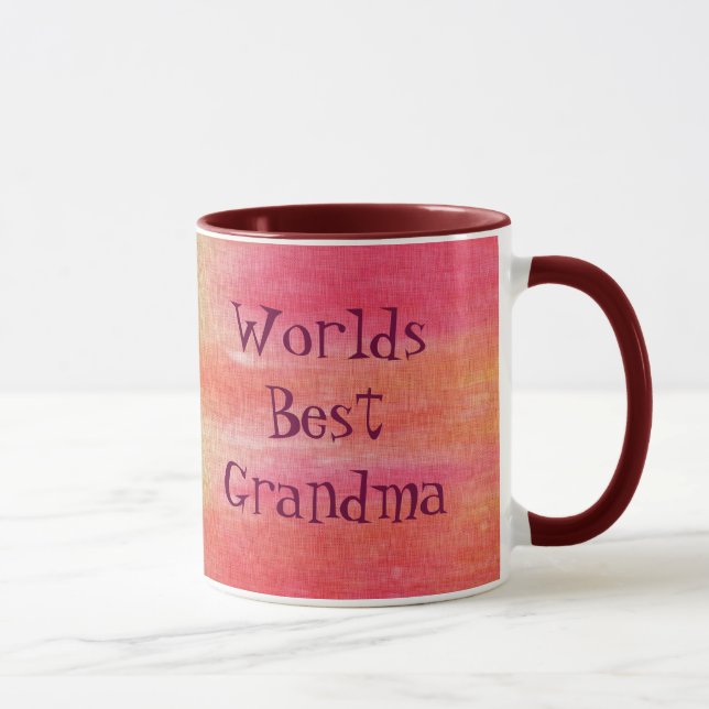 Weltbeste Großmutter Tasse (Rechts)