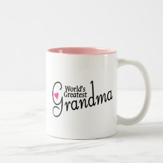 Weltbeste Großmutter Zweifarbige Tasse