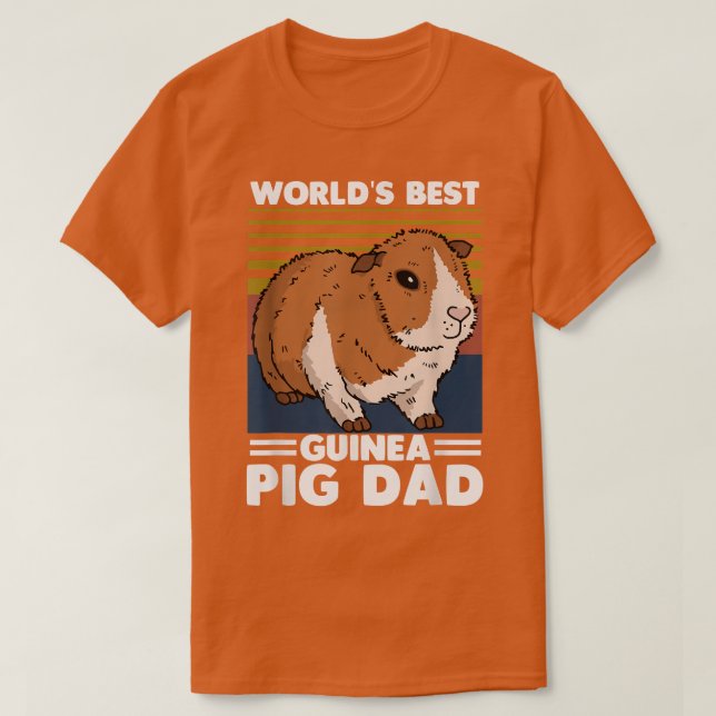 Weltbeste GUINEA PIG Vater Niedliche Liebe für Hau T-Shirt (Design vorne)