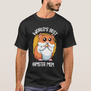 Weltbeste Hamster Mama Haustier Rodent Niedlich Ad T-Shirt