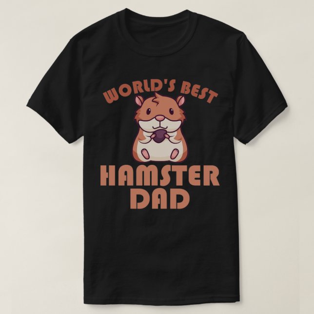 Weltbeste Hamster Papa T-Shirt (Design vorne)
