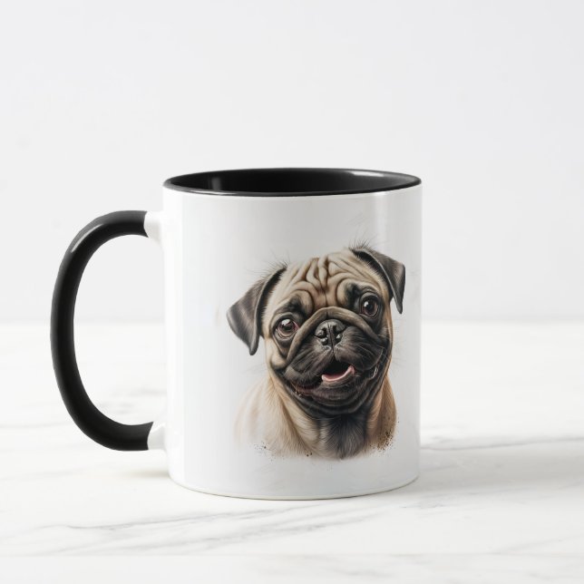 Weltbeste Hundemutter Personalisierter Kaffee-Foto Tasse (Links)