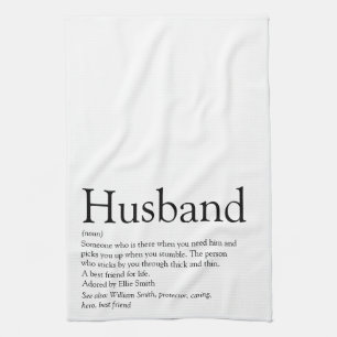 Weltbeste Husband-Definition Geschirrtuch