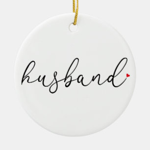 Weltbeste Husband-Definition Keramik Ornament