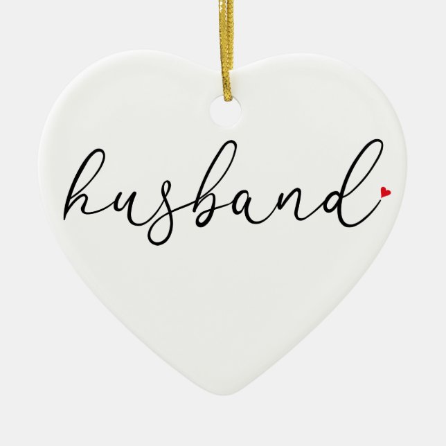 Weltbeste Husband-Definition Keramik Ornament (Vorne)