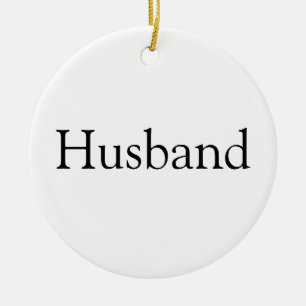 Weltbeste Husband-Definition Keramik Ornament