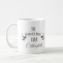 Weltbeste jemals Personalisierte Orthoptist Kaffeetasse