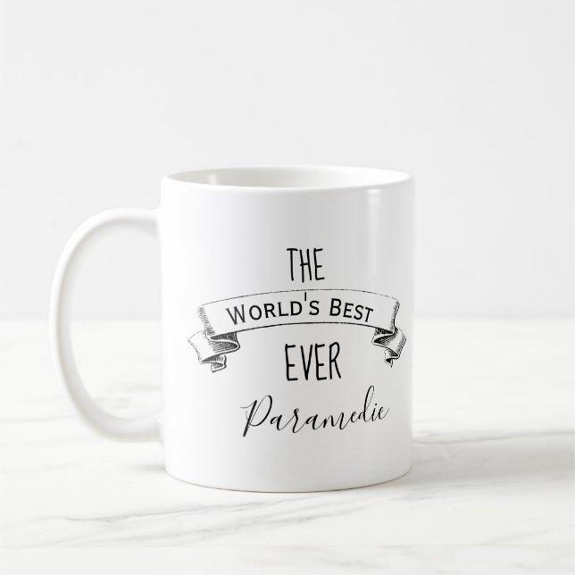 Weltbeste jemals Personalisierte Paramedizin Kaffeetasse (Links)