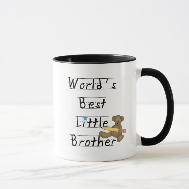Weltbeste kleiner Bruder-T-Shirts und Geschenke Tasse (Rechts)