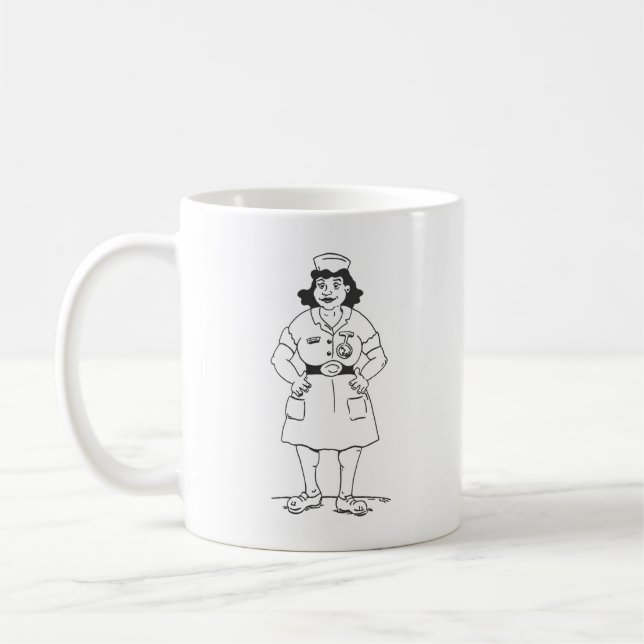 Weltbeste Krankenschwester Kaffeetasse (Links)