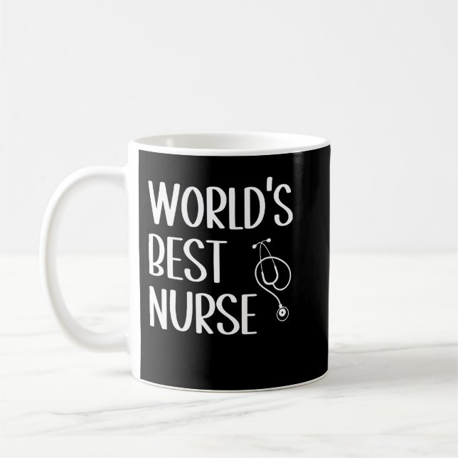 Weltbeste Krankenschwester Kaffeetasse (Links)