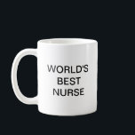 Weltbeste Krankenschwester Kaffeetasse<br><div class="desc">Die weltbeste Krankenschwester Coffee Tasse</div>