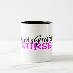 Weltbeste Krankenschwester Zweifarbige Tasse