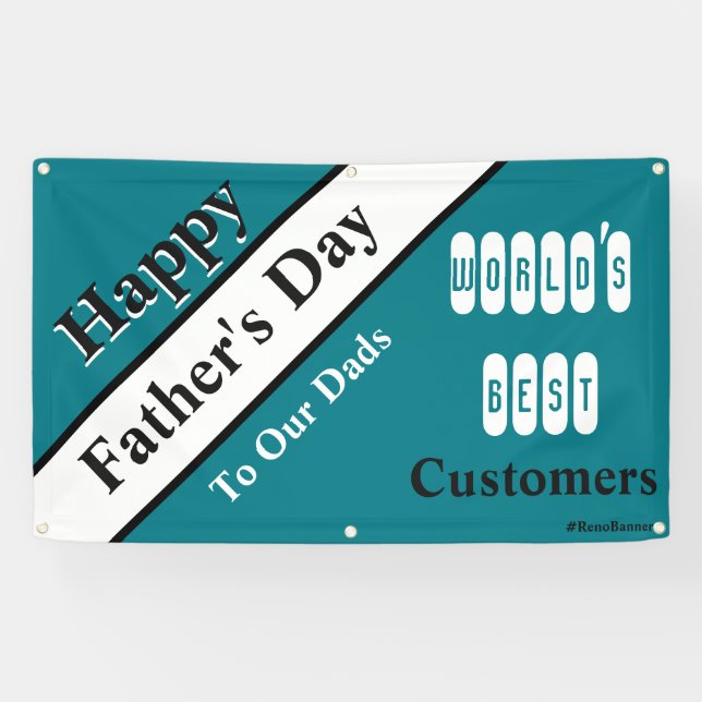 Weltbeste Kunden Banner (Horizontal)