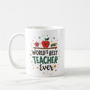 Weltbeste Lehrerin aller Zeiten - Personalisiertes Kaffeetasse