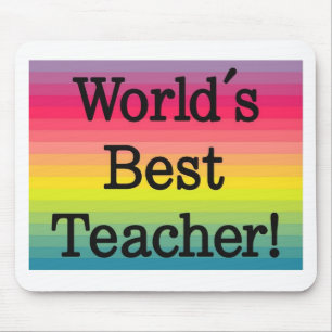 Weltbeste Lehrerin - Geschenk des Lehrers Mousepad