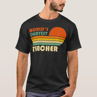 Weltbeste Lehrerin Retro Vintager Funny Teach T-Shirt
