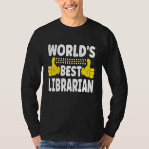 Weltbeste Librarian Job Title Professional Libr T-Shirt
