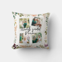 weltbeste Mama Aquarell Blumenkohle Foto
