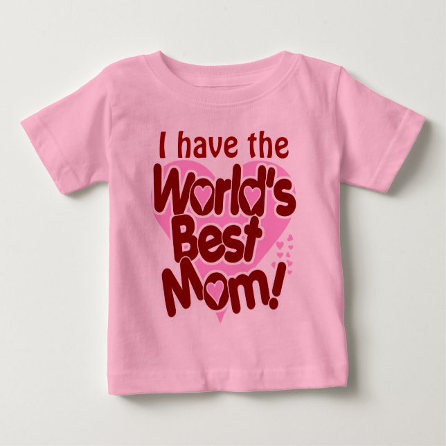 Weltbeste Mama Baby T-shirt (Vorderseite)