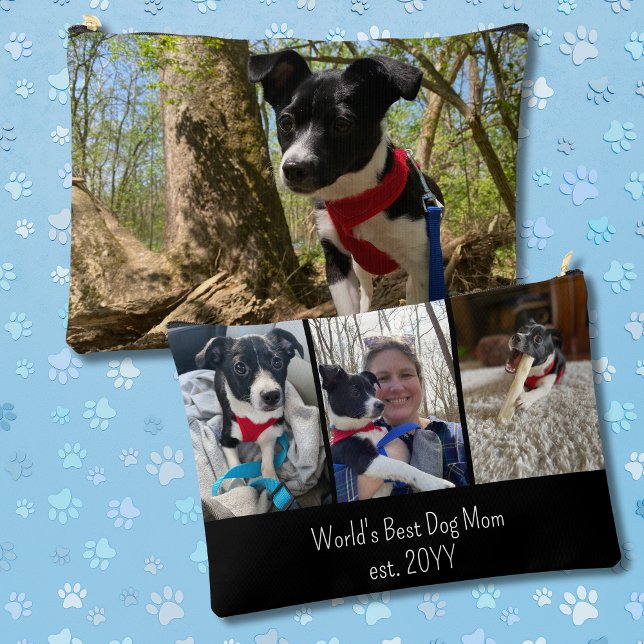 Weltbeste Mama für Haustiere Niedlich anpassbar Zubehörtasche (Von Creator hochgeladen)