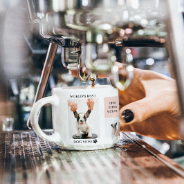 Weltbeste Mama für Hunde | Collage Foto | Pastellr Espressotasse