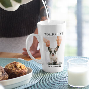 Weltbeste Mama für Hunde Collage Foto Pastellr Milchtasse