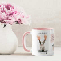 Weltbeste Mama für Hunde | Collage Foto | Pastellr