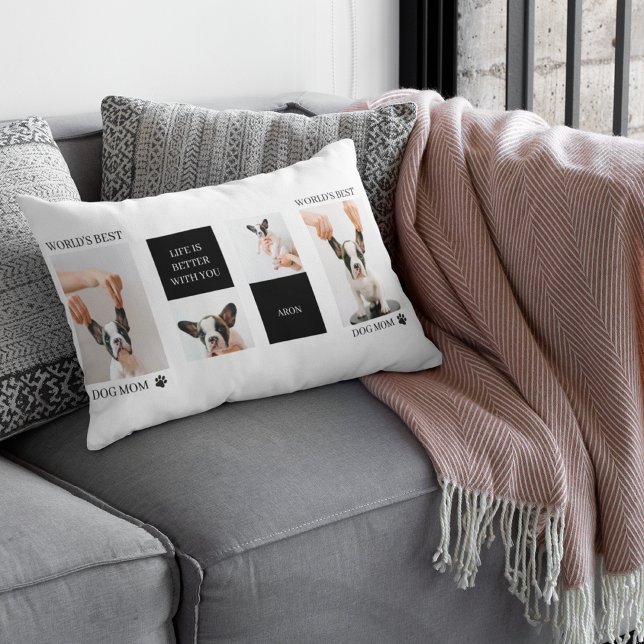 Weltbeste Mama für Hunde | Foto für Sammelhunde Lendenkissen (Von Creator hochgeladen)