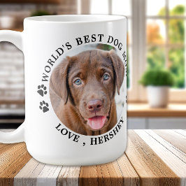 Weltbeste Mama für Hunde Personalisiert 2 Bilder f Kaffeetasse