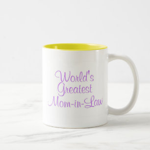 Weltbeste Mama im Gesetz Zweifarbige Tasse