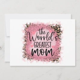 Weltbeste Mama Karte