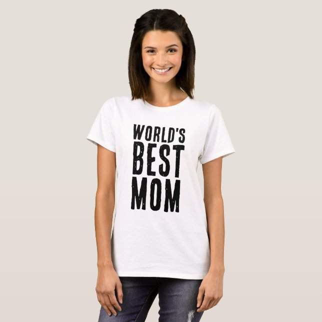 WELTBESTE MAMA, MUTTER-TAG-T - SHIRT (Vorne ganz)