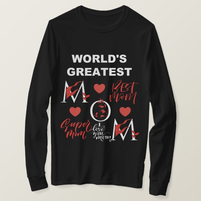 Weltbeste Mama T-Shirt (Design vorne)
