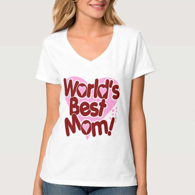 Weltbeste Mama T-Shirt (Vorderseite)