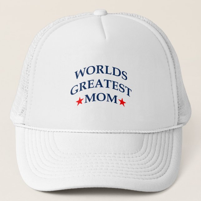 Weltbeste Mama Truckerkappe (Vorderseite)