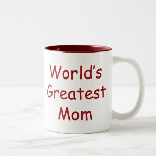 Weltbeste Mama Zweifarbige Tasse