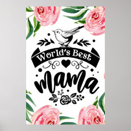 Weltbeste Mamposter Poster