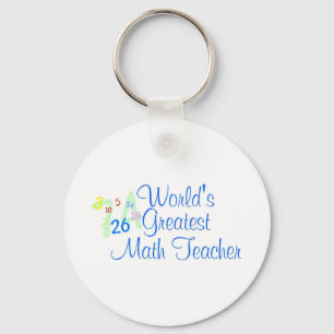 Weltbeste Mathe-Lehrer-Zahlen Schlüsselanhänger