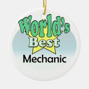 Weltbeste Mechanik Keramik Ornament