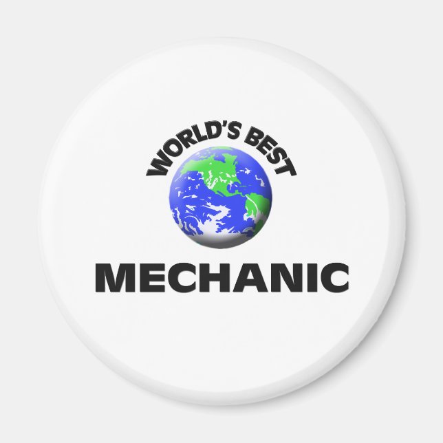 Weltbeste Mechanik Magnet (Vorne)