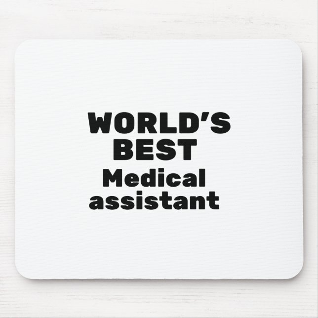 Weltbeste medizinische Assistentin Mousepad (Vorne)