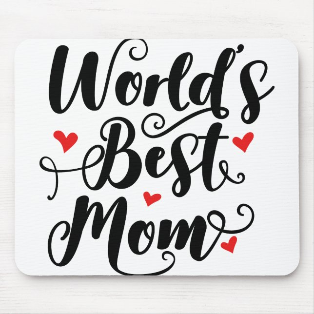 Weltbeste Mutter Mousepad (Vorne)