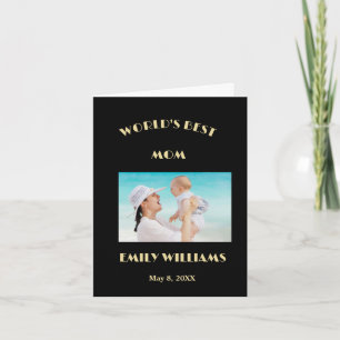 Weltbeste Mutter Muttertag Foto Personalisiere Karte